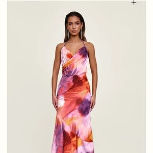 NWT Andrea Iyamah TIRO DRESS in DANDI PRINT